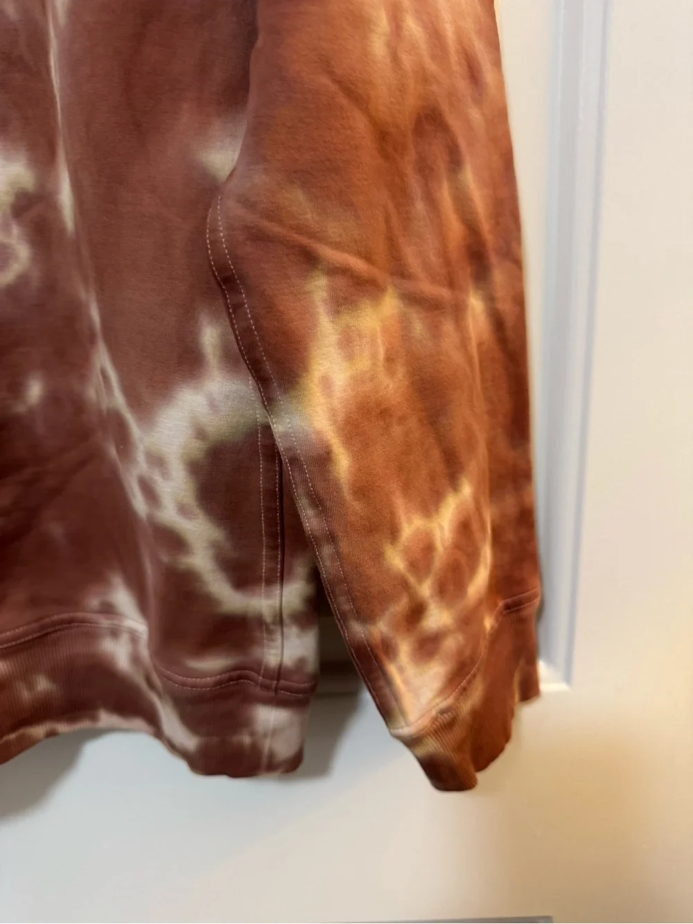 NWOT Lululemon All Yours Hoodie Tie Dye Marmoleado Tie Dye Ancient Copper Size 4